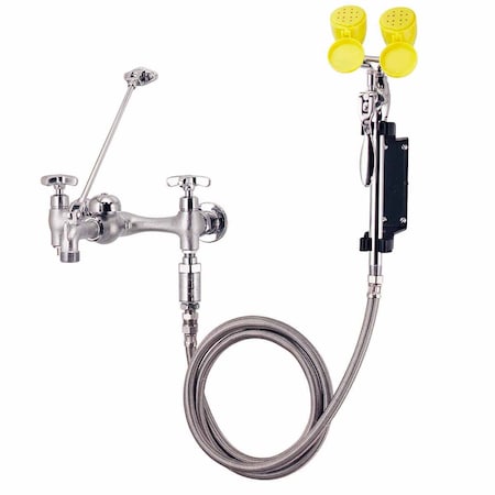 Speakman Service Sink Eyewash Faucet W/ Eyewash Thermostatic Mixing Valve SEF-9000-TW-CK